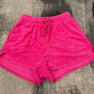 Wild Fable Fuchsia Terry Athletic Shorts